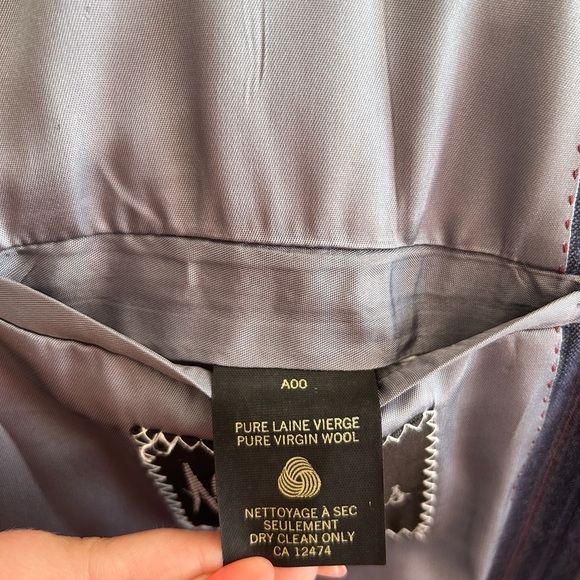 Vintage 70s 80s Wool Pinstripe Blazer – A. Gold & Sons Montreal - Picture 9 of 16